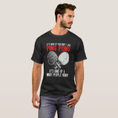Ping Pong Smart People Hobby Tシャツ (正面フル)