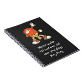 Ping Pong Table Tennis Never Underestimate  ノートブック (右側)