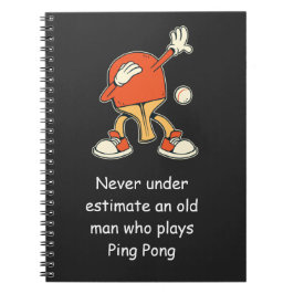 Ping Pong Table Tennis Never Underestimate  ノートブック