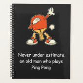 Ping Pong Table Tennis Never Underestimate  プランナー手帳 (正面)