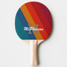 Ping Pong Vivid Stripes with monogram and name