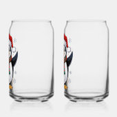 Pingouin de Noël avec Bonnet et Canne à Sucre ガラス缶 (左)