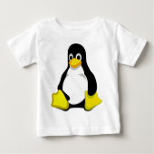 Pingouin Linux Tux ベビーTシャツ (正面)