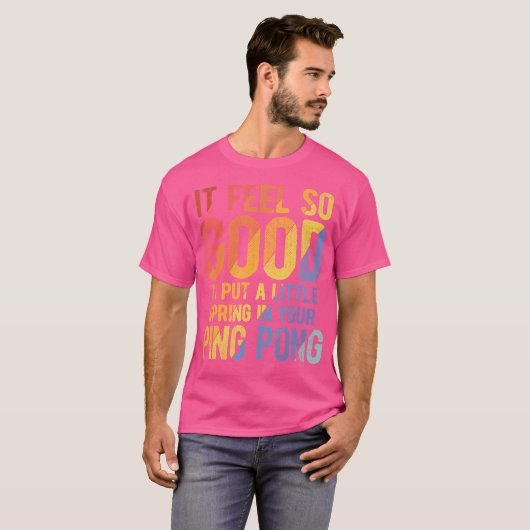 Pingpong For Table Tennis Tシャツ (正面フル)