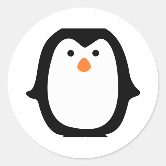 Pinguim ラウンドシール (正面)