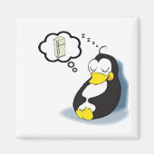 Pinguim sonhando com a geladeira マグネット (正面)