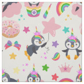 Pinguim Unicórnio ファブリック (見本)