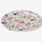 Pinguim Unicórnio ペーパープレート (アングル)