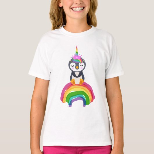 Pinguim unicórnio tシャツ (正面)