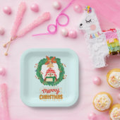 Pinguin, Merry Christmas Giant Coffee Mug ペーパープレート (パーティー)