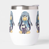Pinguin mit kind Kaffeetasse (左面)