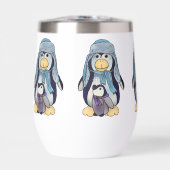 Pinguin mit kind Kaffeetasse (正面)
