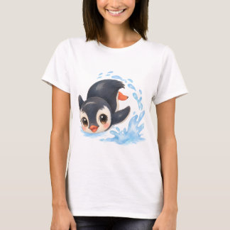 Pinguin Plitsch Platsch Tシャツ