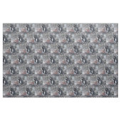 Pinguin with a chick ファブリック (ファットクウォーター)