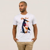 Pingüino Abstracto Moderno Tシャツ (正面フル)