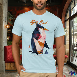 Pingüino Abstracto Moderno Tシャツ
