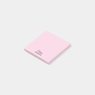 PINKあなたの名前のポストイットノート ポストイット