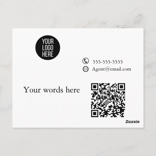 PINKご注文ありがとうございます。ビジネス挿入 ポストカード (裏面)