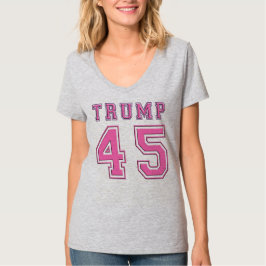 PINKドナルド・トランプ第45の大統領のフットボールのTシャツ Tシャツ