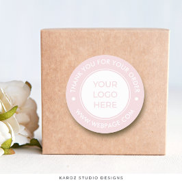 PInkロゴご注文のラウンドステッカーをありがとうございます ラウンドシール