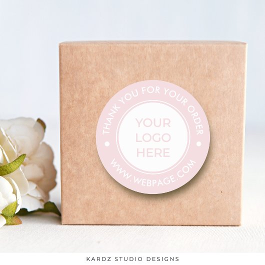 PInkロゴご注文のラウンドステッカーをありがとうございます ラウンドシール