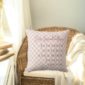 Pink孫が祖父母への贈り物を命名 クッション