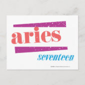 Pink牡羊座のLt ポストカード (正面)