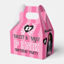 PINK ガーリー Birthday Partyカスタム Photo Any Age