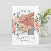 Pink コンテンポラリー Rose写真を保存する セーブザデート (スタンド正面)