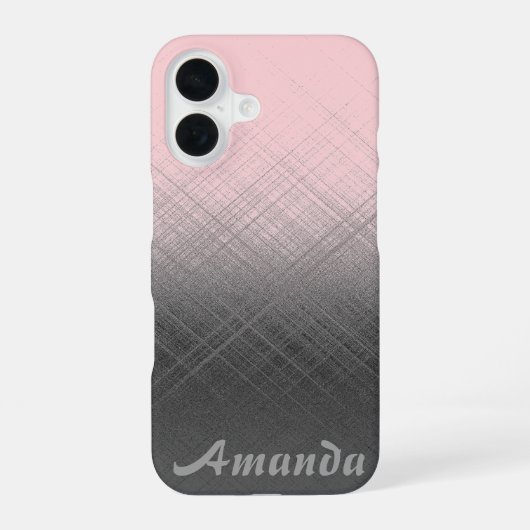 PINK – パーソナライズ可能 iPhone 16ケース (裏面)