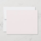 Pink ミニマル + Camelモノグラムノートカードひな形 ノートカード (裏面)