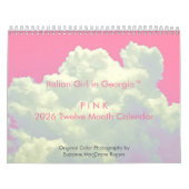 PINK - 2026 Twelve Month Calendar カレンダー (カバー)