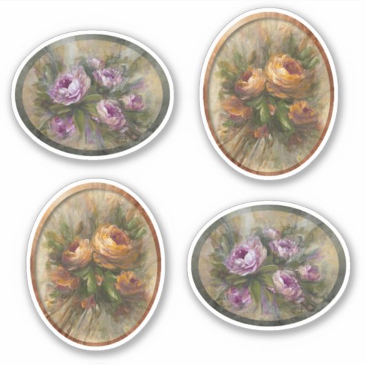 Pink 315 Roses シール (正面)