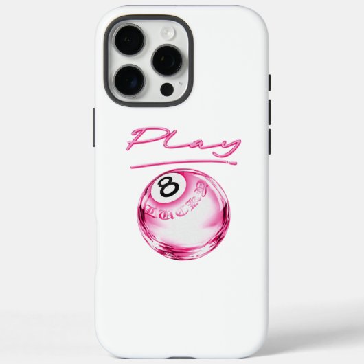 Pink 8 Ball Phone Case – Cute Aesthetic Design Case-Mate iPhoneケース (裏面)