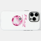 Pink 8 Ball Phone Case – Cute Aesthetic Design Case-Mate iPhoneケース (裏面 (横))