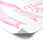 Pink a bow – そのベビー食品の名前 ポスター (角)