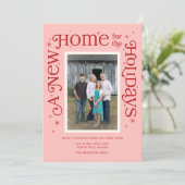 Pink A New Home for the Holidays Photo シーズンカード (スタンド正面)