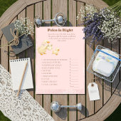 Pink A Silly Goose Price is Right Game card 招待状