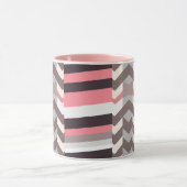 Pink Abstract Coffee Mug マグカップ (中央)