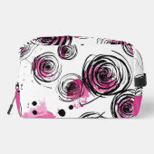 Pink Abstract Rose Swirl ドップキット (裏面)