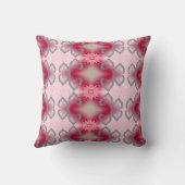pink abstraite Brown クッション (裏面)