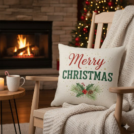 Pink Accent Throw Pillow アクセントクッション