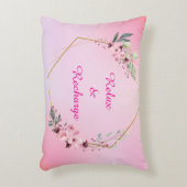 Pink Accent Throw Pillow アクセントクッション (正面(垂直))
