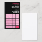 Pink Accountant Calculator 名刺 (正面/裏面)