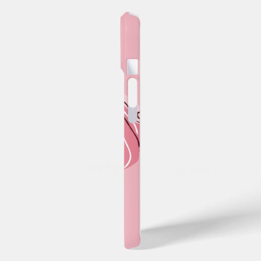 Pink Aesthetic Headphone Phone Case – Music Lover  Case-Mate iPhoneケース (裏面 / 左)