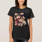 Pink African Daisies Floral Nature  Tシャツ (正面)