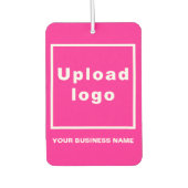 Pink Air Freshenerの会社名とロゴ カーエアーフレッシュナー (正面)