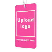 Pink Air Freshenerの会社名とロゴ カーエアーフレッシュナー (左)