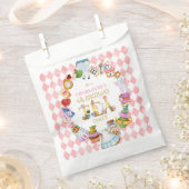 Pink Alice in Wonderland 4th Birthday   フェイバーバッグ (クリップ留めされた状態)