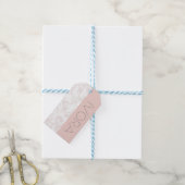 Pink Allure Editable Blush Feminine Branding ギフトタグ (より糸付き)